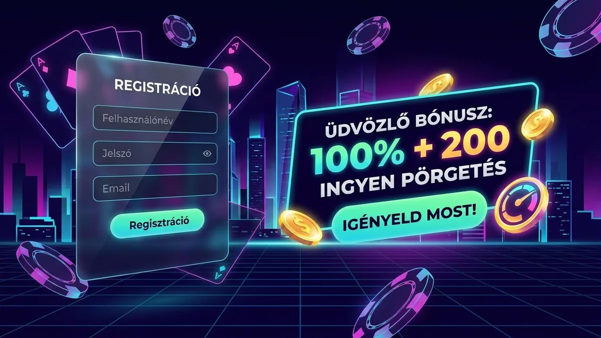Regisztráció bónusszal
